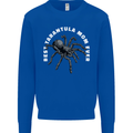 Tarantula Mom Funny Spider Kids Sweatshirt Jumper Royal Blue
