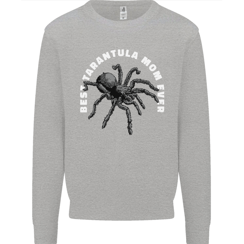 Tarantula Mom Funny Spider Kids Sweatshirt Jumper Sports Grey