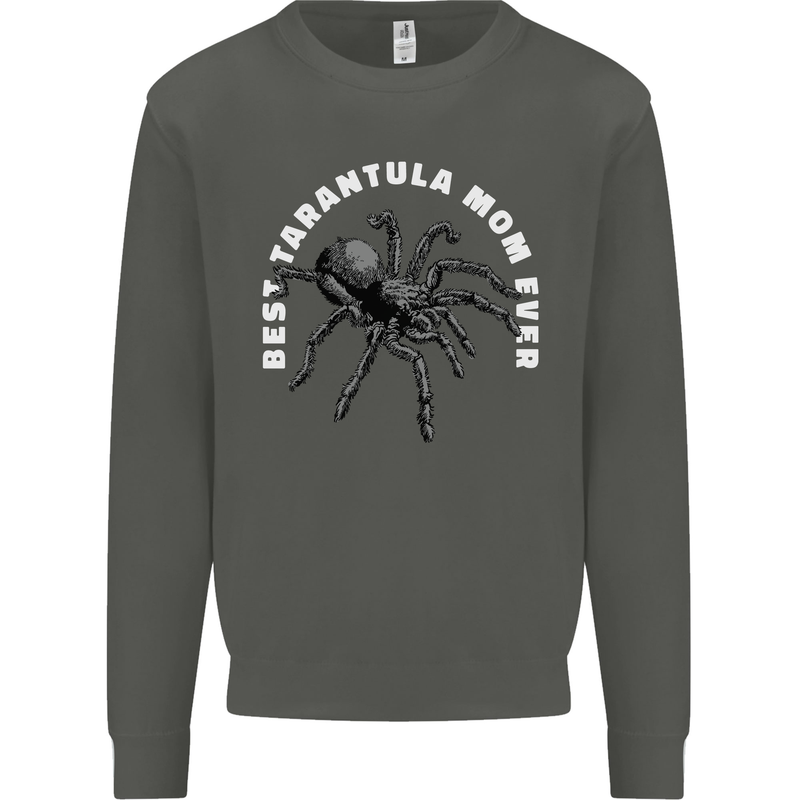 Tarantula Mom Funny Spider Kids Sweatshirt Jumper Storm Grey