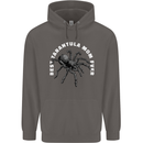 Tarantula Mom Funny Spider Mens 80% Cotton Hoodie Charcoal
