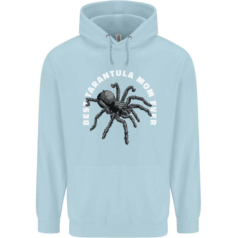 Tarantula Mom Funny Spider Mens 80% Cotton Hoodie Light Blue
