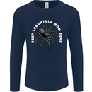 Tarantula Mom Funny Spider Mens Long Sleeve T-Shirt Navy Blue