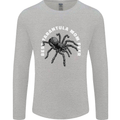 Tarantula Mom Funny Spider Mens Long Sleeve T-Shirt Sports Grey