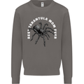 Tarantula Mom Funny Spider Mens Sweatshirt Jumper Charcoal