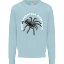 Tarantula Mom Funny Spider Mens Sweatshirt Jumper Light Blue