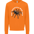 Tarantula Mom Funny Spider Mens Sweatshirt Jumper Orange