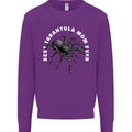 Tarantula Mom Funny Spider Mens Sweatshirt Jumper Purple