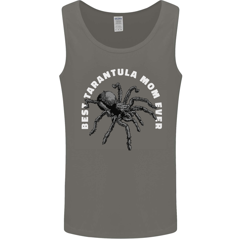 Tarantula Mom Funny Spider Mens Vest Tank Top Charcoal