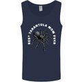 Tarantula Mom Funny Spider Mens Vest Tank Top Navy Blue