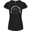 Tarantula Mom Funny Spider Womens Petite Cut T-Shirt Black