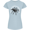 Tarantula Mom Funny Spider Womens Petite Cut T-Shirt Light Blue