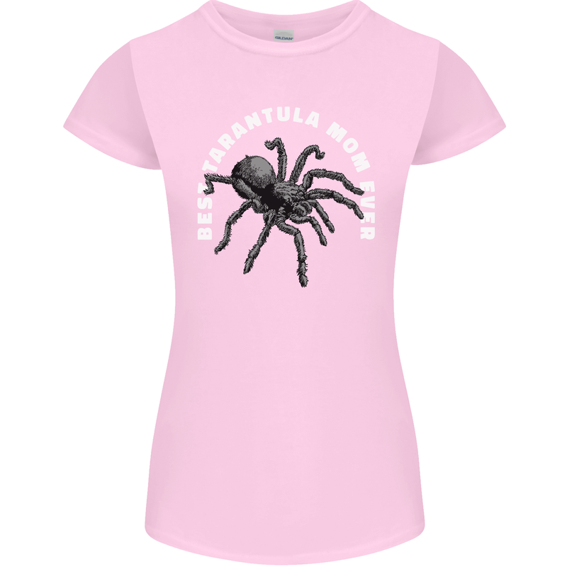 Tarantula Mom Funny Spider Womens Petite Cut T-Shirt Light Pink
