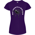 Tarantula Mom Funny Spider Womens Petite Cut T-Shirt Purple