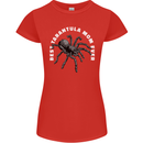 Tarantula Mom Funny Spider Womens Petite Cut T-Shirt Red