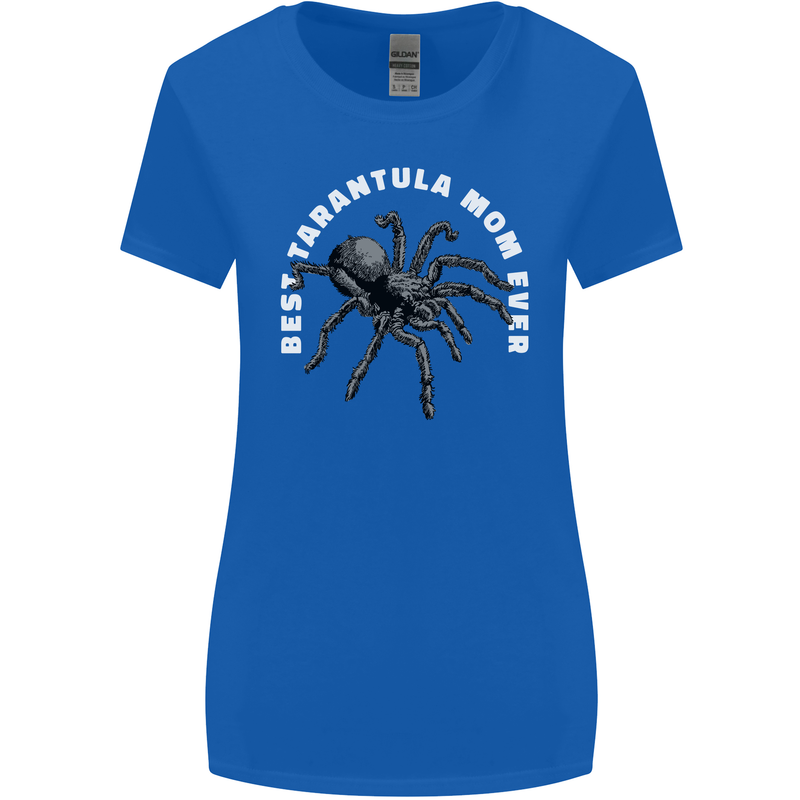 Tarantula Mom Funny Spider Womens Wider Cut T-Shirt Royal Blue