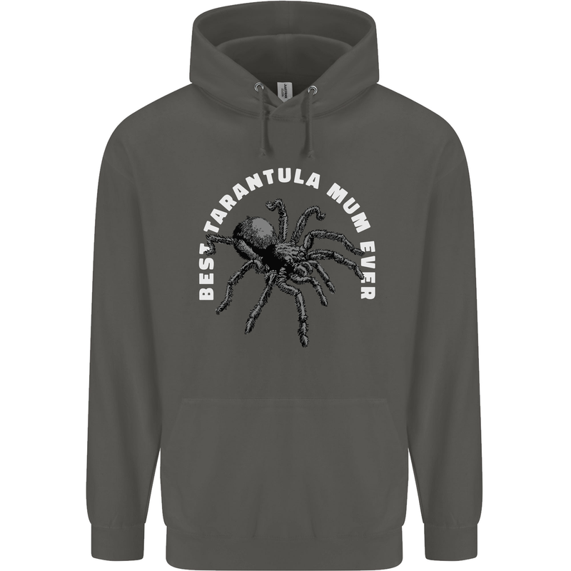 Tarantula Mum Funny Spider Childrens Kids Hoodie Storm Grey