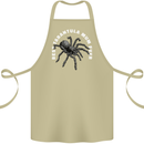 Tarantula Mum Funny Spider Cotton Apron 100% Organic Khaki