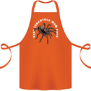 Tarantula Mum Funny Spider Cotton Apron 100% Organic Orange