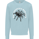 Tarantula Mum Funny Spider Kids Sweatshirt Jumper Light Blue