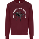 Tarantula Mum Funny Spider Kids Sweatshirt Jumper Maroon