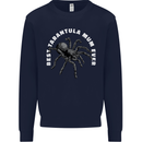 Tarantula Mum Funny Spider Kids Sweatshirt Jumper Navy Blue