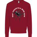 Tarantula Mum Funny Spider Kids Sweatshirt Jumper Red