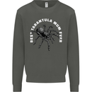 Tarantula Mum Funny Spider Kids Sweatshirt Jumper Storm Grey