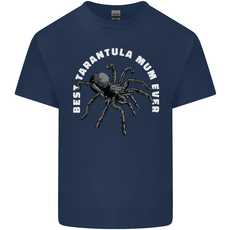 Tarantula Mum Funny Spider Kids T-Shirt Childrens Navy Blue