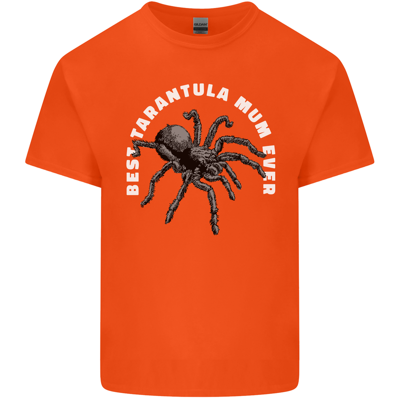 Tarantula Mum Funny Spider Kids T-Shirt Childrens Orange