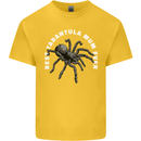 Tarantula Mum Funny Spider Kids T-Shirt Childrens Yellow