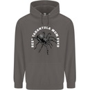 Tarantula Mum Funny Spider Mens 80% Cotton Hoodie Charcoal