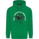 Tarantula Mum Funny Spider Mens 80% Cotton Hoodie Irish Green