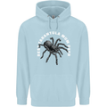 Tarantula Mum Funny Spider Mens 80% Cotton Hoodie Light Blue