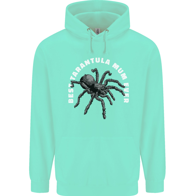 Tarantula Mum Funny Spider Mens 80% Cotton Hoodie Peppermint
