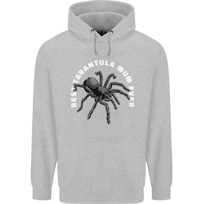 Tarantula Mum Funny Spider Mens 80% Cotton Hoodie Sports Grey