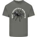 Tarantula Mum Funny Spider Mens Cotton T-Shirt Tee Top Charcoal