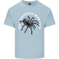 Tarantula Mum Funny Spider Mens Cotton T-Shirt Tee Top Light Blue