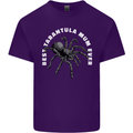 Tarantula Mum Funny Spider Mens Cotton T-Shirt Tee Top Purple