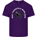 Tarantula Mum Funny Spider Mens Cotton T-Shirt Tee Top Purple