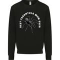 Tarantula Mum Funny Spider Mens Sweatshirt Jumper Black