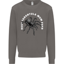 Tarantula Mum Funny Spider Mens Sweatshirt Jumper Charcoal