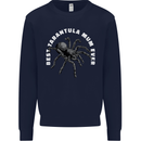 Tarantula Mum Funny Spider Mens Sweatshirt Jumper Navy Blue