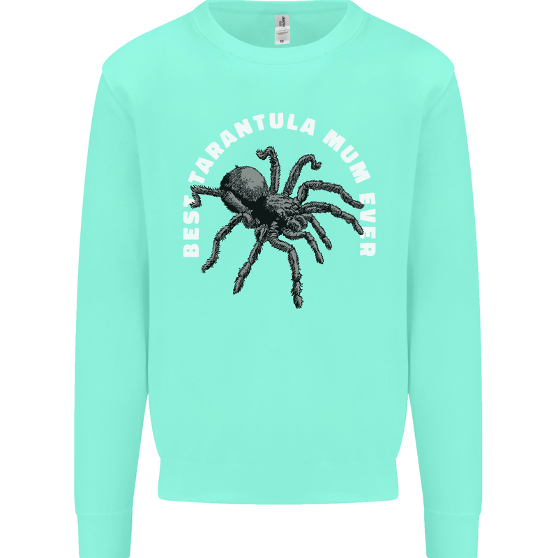 Tarantula Mum Funny Spider Mens Sweatshirt Jumper Peppermint