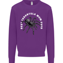 Tarantula Mum Funny Spider Mens Sweatshirt Jumper Purple
