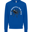 Tarantula Mum Funny Spider Mens Sweatshirt Jumper Royal Blue