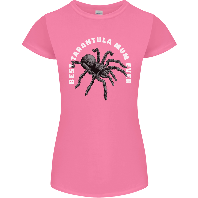 Tarantula Mum Funny Spider Womens Petite Cut T-Shirt Azalea