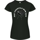 Tarantula Mum Funny Spider Womens Petite Cut T-Shirt Black
