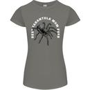 Tarantula Mum Funny Spider Womens Petite Cut T-Shirt Charcoal