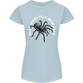 Tarantula Mum Funny Spider Womens Petite Cut T-Shirt Light Blue
