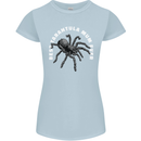 Tarantula Mum Funny Spider Womens Petite Cut T-Shirt Light Blue